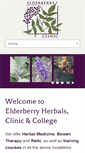 Mobile Screenshot of elderberryherbals.ca